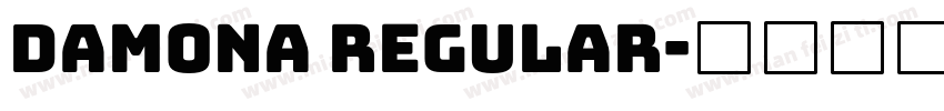 Damona Regular字体转换